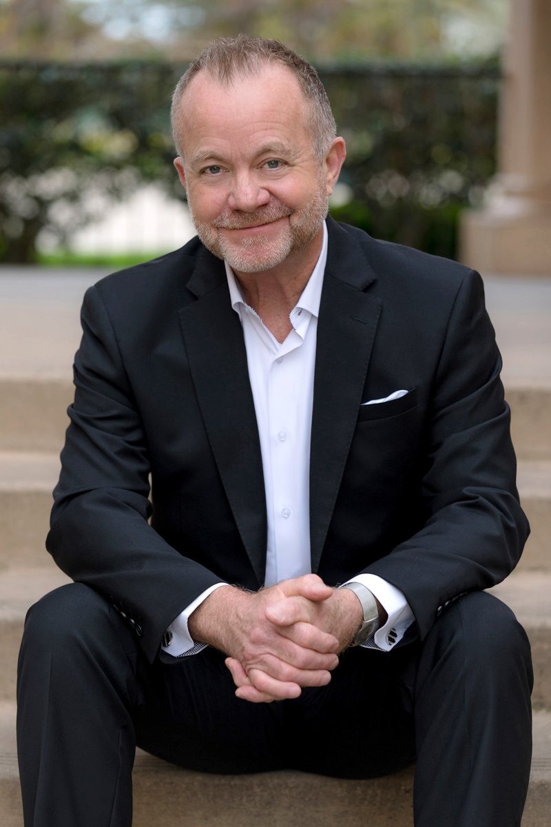 Senior executive seated editorial portrait san diego editorial headshots by Siobhan Gazur Photography