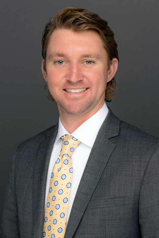 Business man in gray suit and tie san diego studio headshots by Siobhan Gazur Photography
