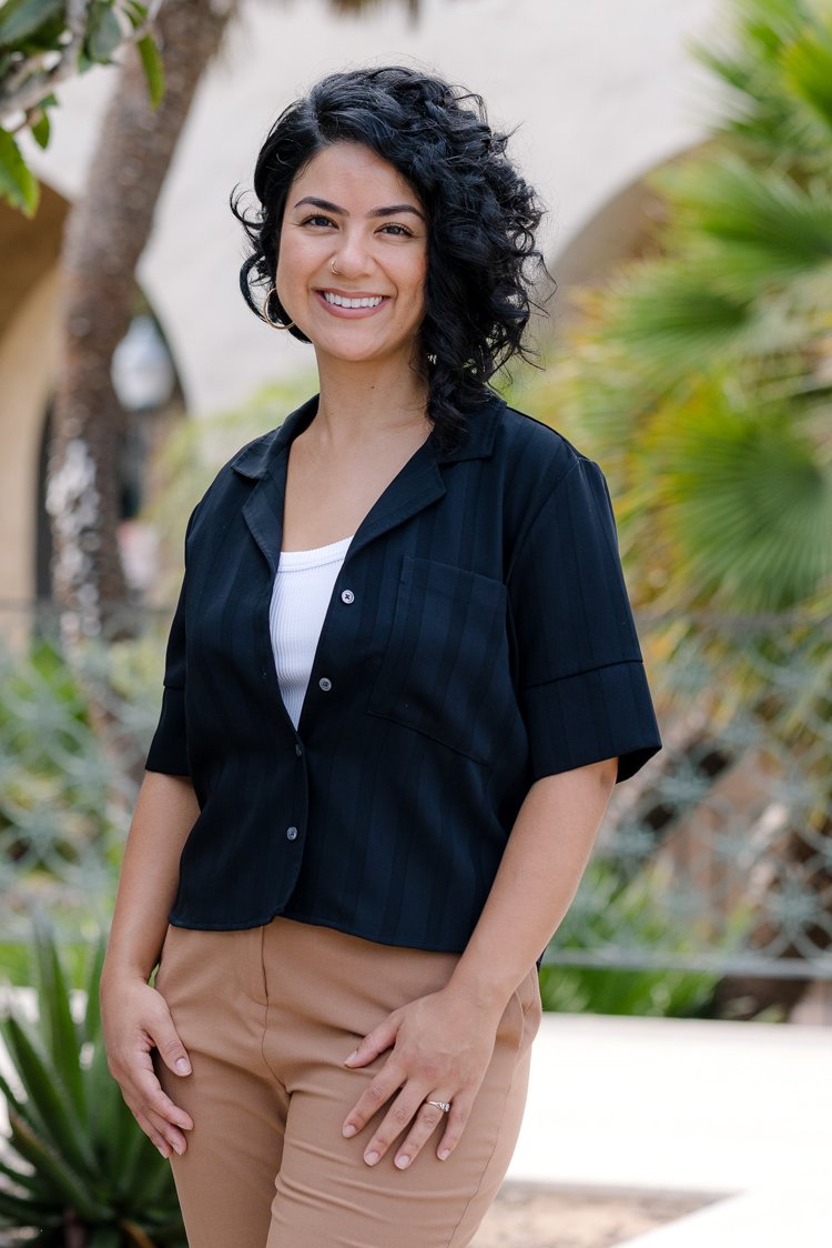 Professional woman in white waistcoat editorial portrait san diego editorial portraits by Siobhan Gazur Photography