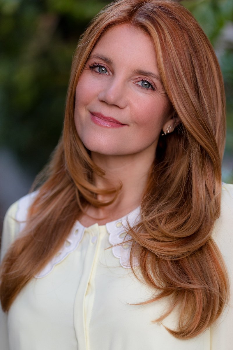 Close-up personal branding portrait of an author in natural light personal branding photography san diego by Siobhan Gazur Photography